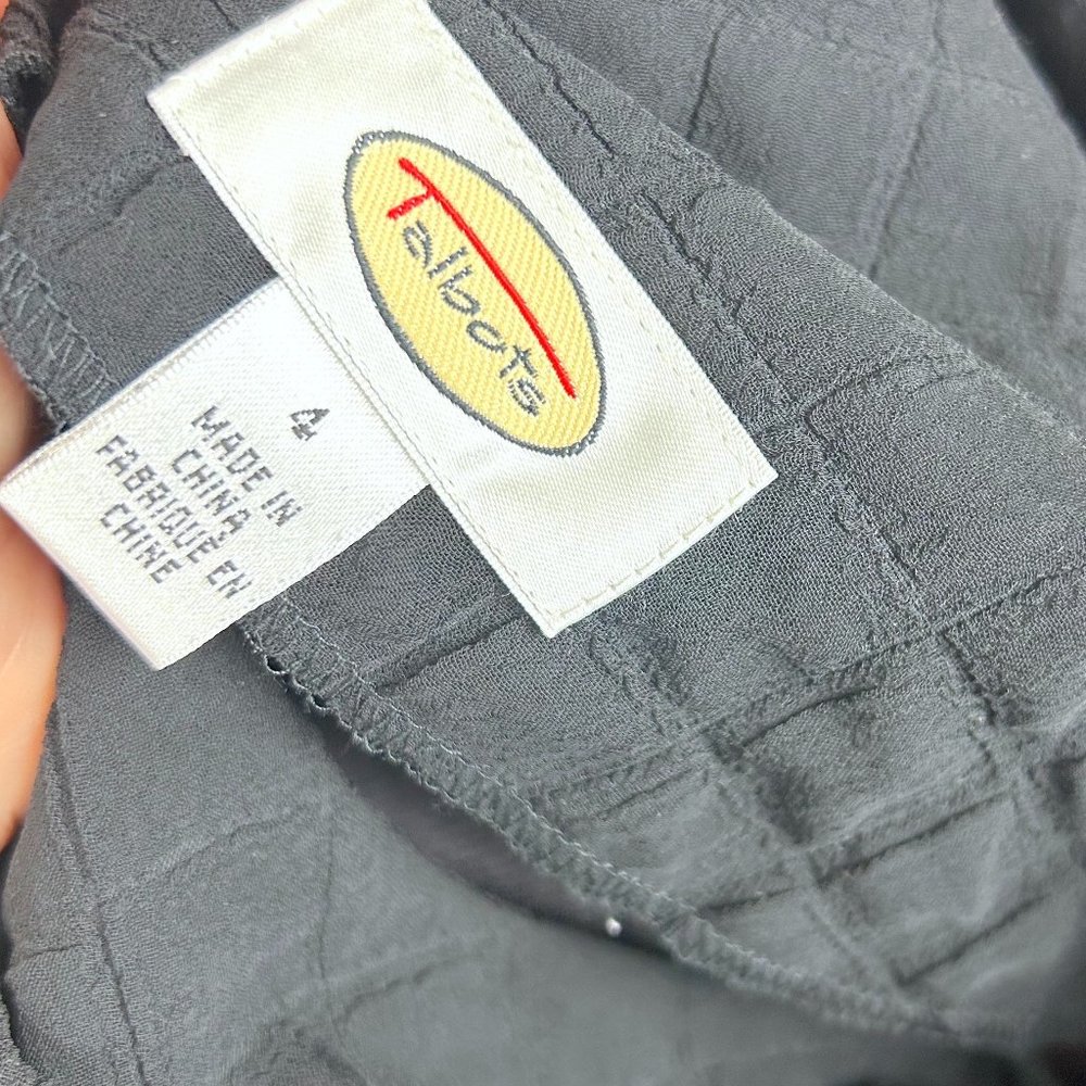 Talbots Quilted Black Shacket - image 4